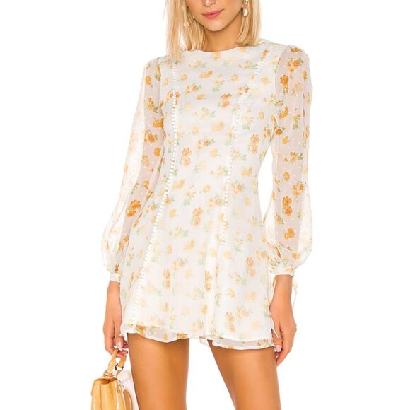 Majorelle Mini Dress in Misty Yellow - Picture 2 of 8